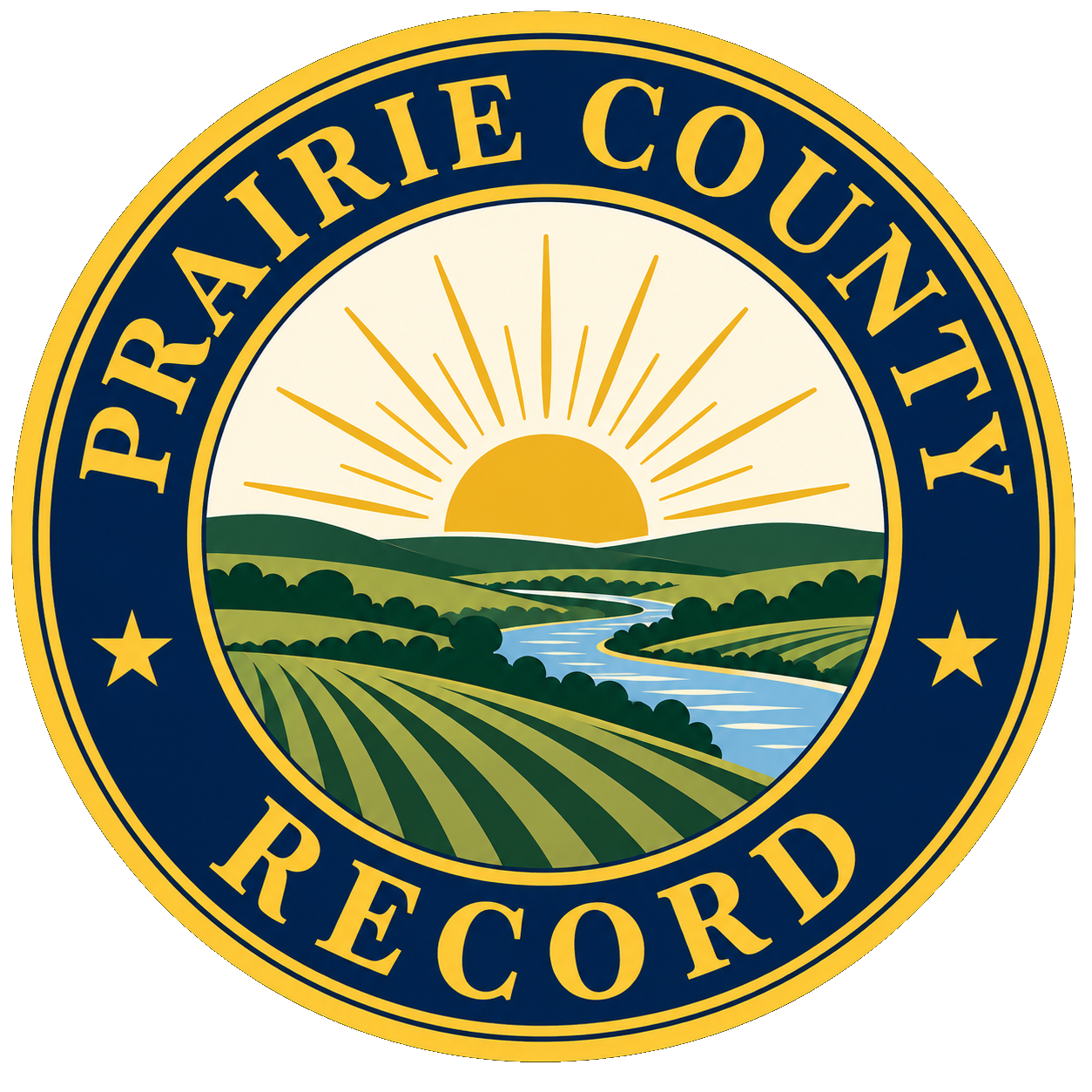 Prairie County Record seal